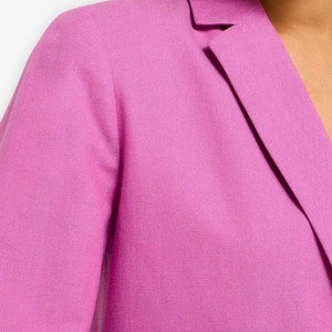 Linnenmix Blazer Bloom | Lanius | Roze from WhatTheF