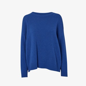 Gebreide Sweater Lisa | Basic Apparel | Blauw from WhatTheF