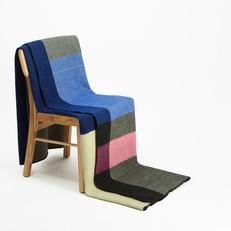 Alpaca Plaid The Square | Alpaca Loca | Blauw via WhatTheF