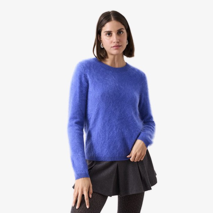 Kasjmier Sweater Clare | Absolut Cashmere | Blauw from WhatTheF