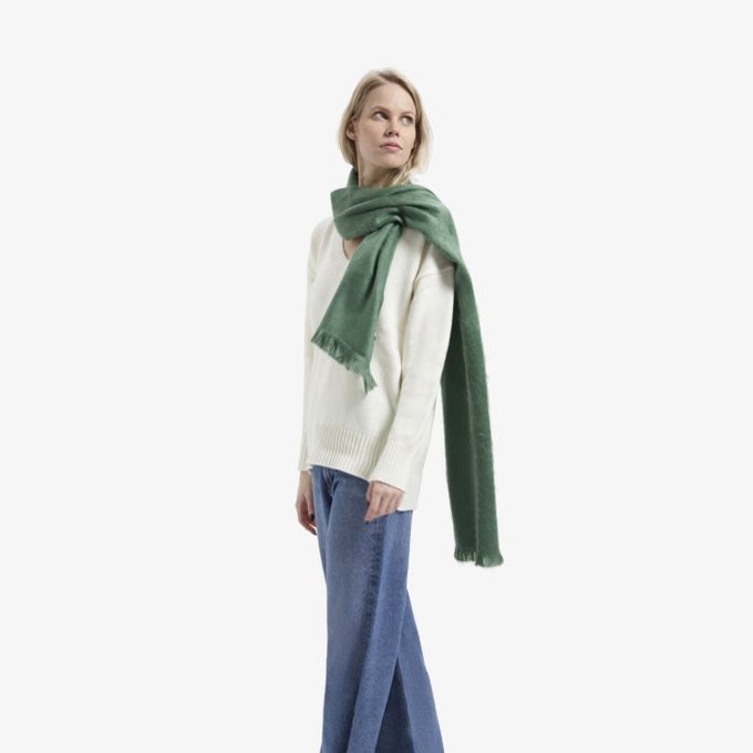 Alpaca Sjaal Slim | Alpaca Loca | Groen from WhatTheF