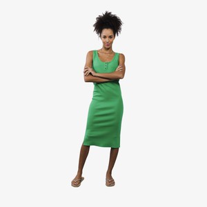 Midi Jurk Lea | Elements of Freedom | Groen from WhatTheF