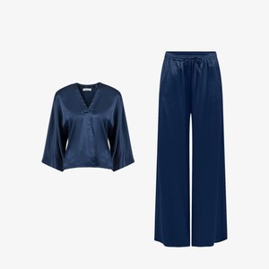 Satijnen Broek Sammy | Alchemist | Blauw from WhatTheF