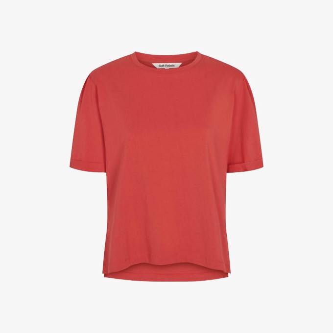 T-shirt Kyra | Soft Rebels | Rood from WhatTheF