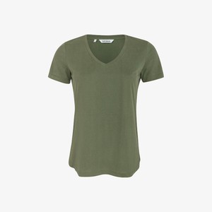 V-Hals T-shirt Ella | Soft Rebels | Groen from WhatTheF