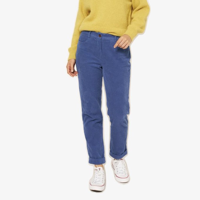 Corduroy Broek Caseyl | Ekyog | Blauw from WhatTheF