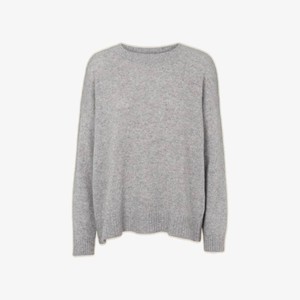 Gebreide Sweater Lisa | Basic Apparel | Grijs from WhatTheF