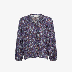 Gebloemde Blouse Isa | Elements of Freedom | Paars from WhatTheF