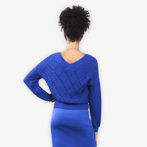 V-hals Sweater Sarah | Elements of Freedom | Blauw from WhatTheF