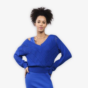 V-hals Sweater Sarah | Elements of Freedom | Blauw from WhatTheF