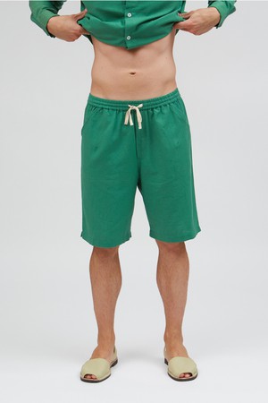 SUITE13LAB | casual short bermuda groen -van linnen from WWen