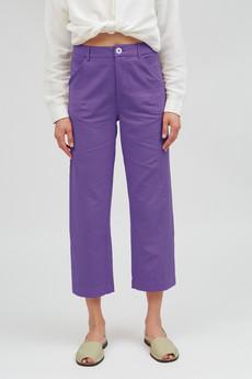 SUITE13LAB | culotte broek luna violet paars -van linnen via WWen