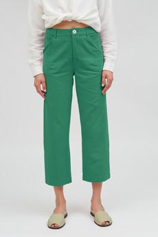 SUITE13LAB | culotte broek luna groen -van linnen via WWen