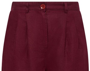 Komodo | linnen broek lion berry bordeaux rood from WWen