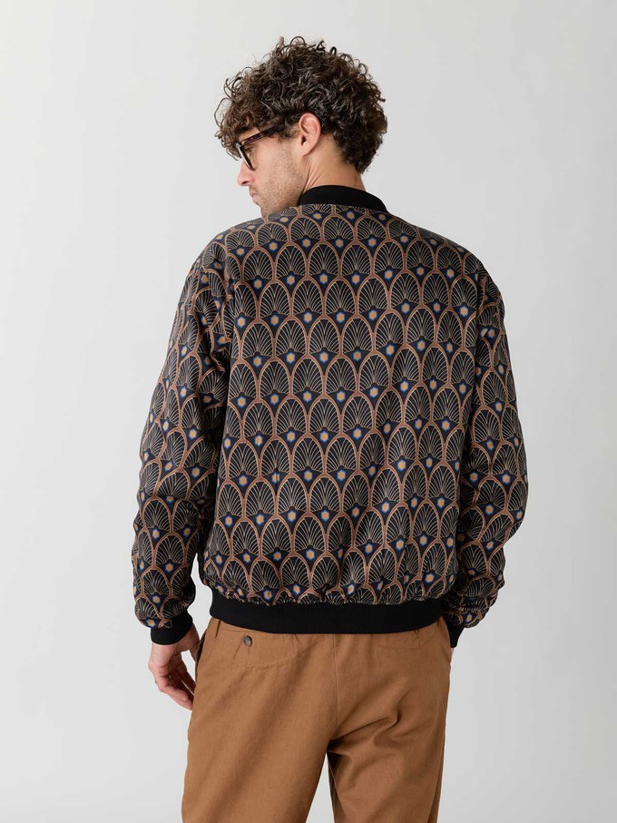 metropolis/black Reversible Bomber Corduroy from Yahmo