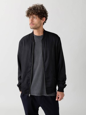 artdeco/black Reversible Bomber from Yahmo