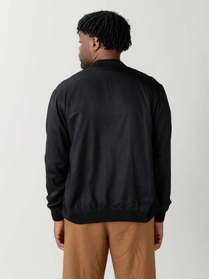 artdeco/black Reversible Bomber from Yahmo