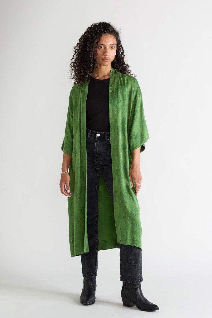 matcha Better-Than-Silk Kimono from Yahmo