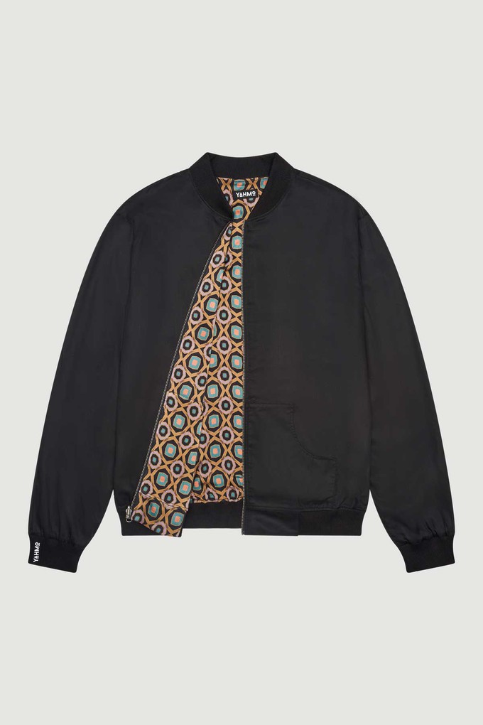 kaleidoscope/black Reversible Bomber from Yahmo