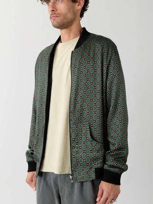 emerald/black Reversible Bomber from Yahmo