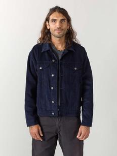 navy Corduroy Jacket via Yahmo