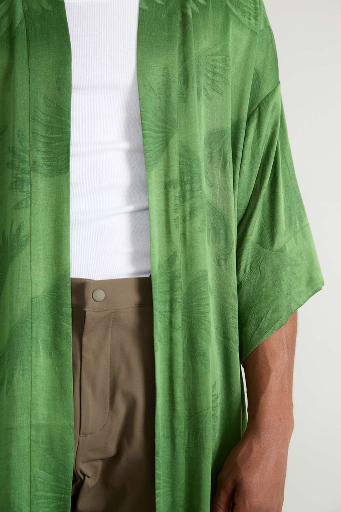 matcha Better-Than-Silk Kimono from Yahmo