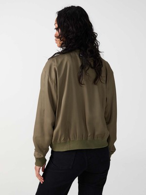 leo/olive Reversible Bomber from Yahmo