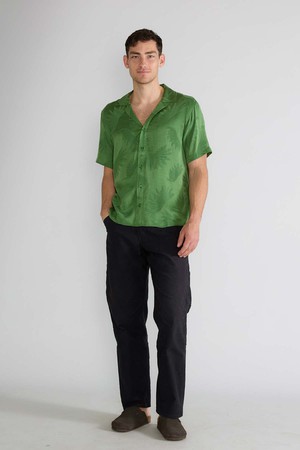 matcha Better-Than-Silk Bowling Shirt from Yahmo