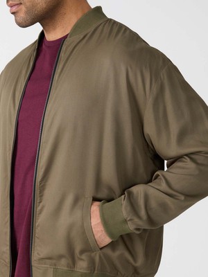 leo/olive Fred Reversible Bomber Jacket from Yahmo