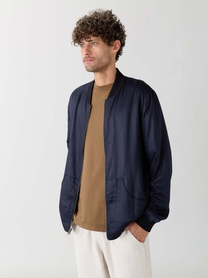 moka/navy Reversible Bomber from Yahmo