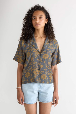 ikebana Better-Than-Silk Bowling Shirt from Yahmo