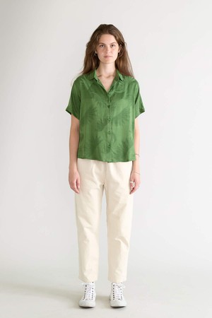 matcha Better-Than-Silk Shirt from Yahmo