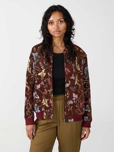 rosie/wine Jette Reversible Bomber Jacket via Yahmo