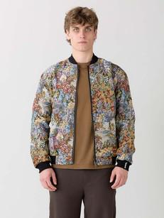 bouquet/black Reversible Sofa Bomber via Yahmo