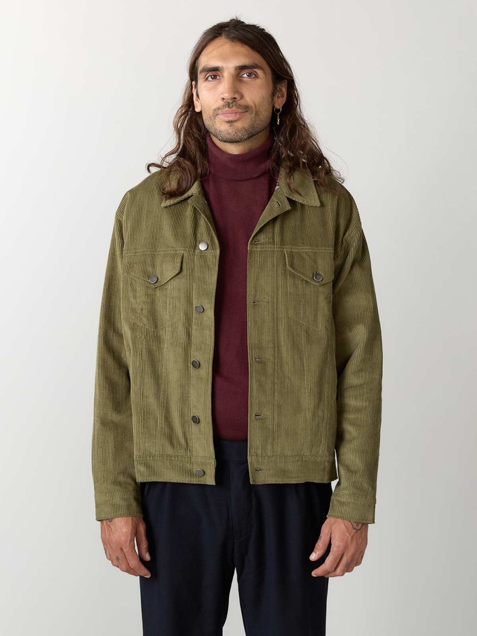 olive Corduroy Jacket from Yahmo