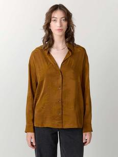 sandalwood Better-Than-Silk Shirt via Yahmo