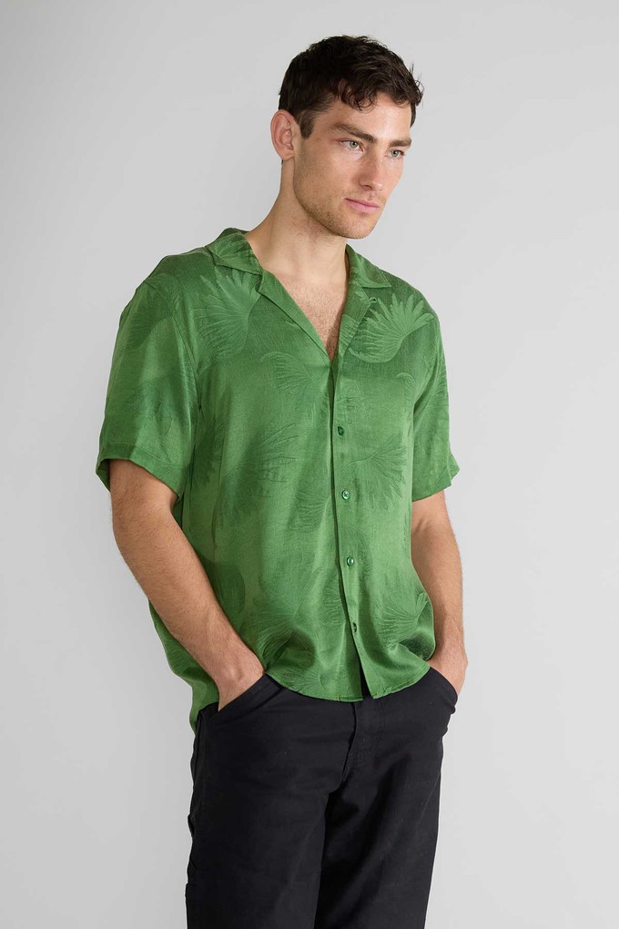 matcha Better-Than-Silk Bowling Shirt from Yahmo