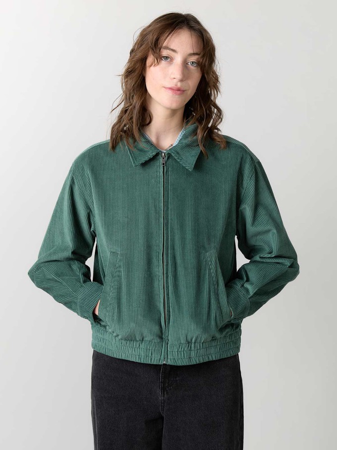 teal Corduroy Jacket from Yahmo