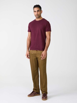 brown Pants made from TENCEL Lyocell from Yahmo