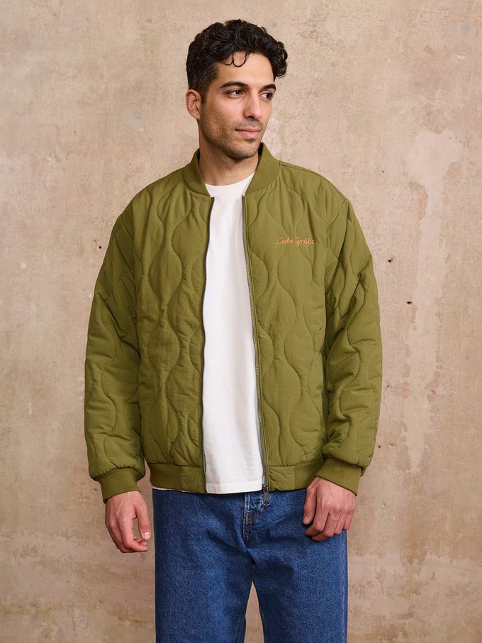 Kurt Quilted Bomber Jacket from Yahmo