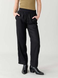 black Pants made from TENCEL™️ Lyocell via Yahmo