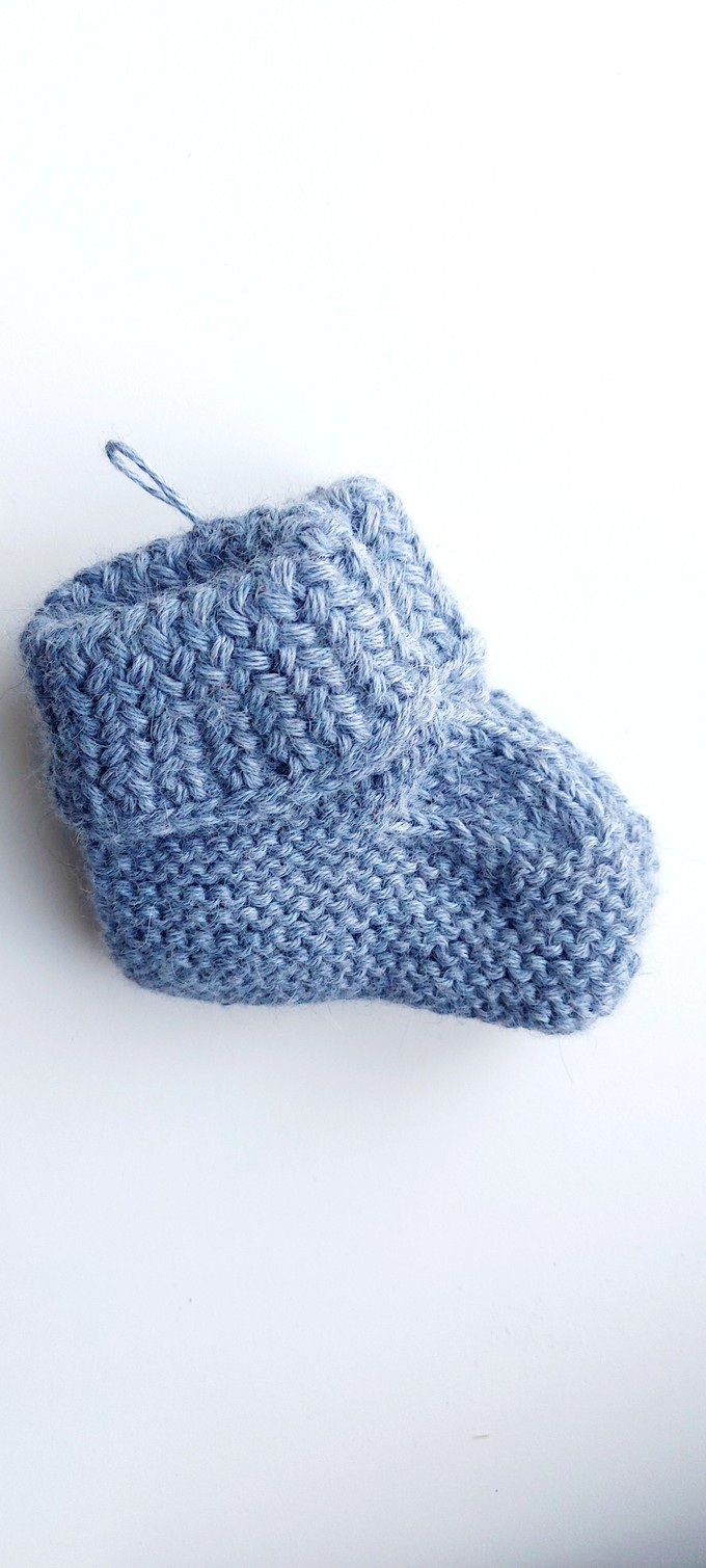 Baby Socks | 100% Baby Alpaca Wool | 3-6 Months | Baby Sky from Yanantin Alpaca