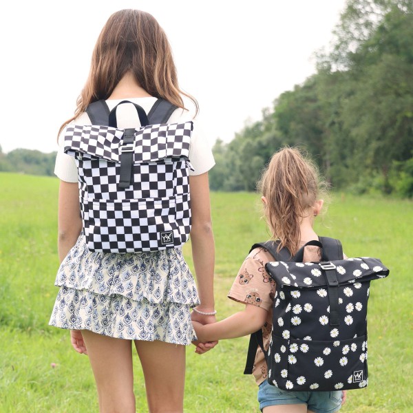 YLX Original Backpack - Kids | Daisy On Black from YLX Gear