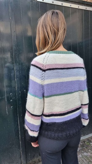 HANDKNITTED SWEATER PASTEL from ZWAAN