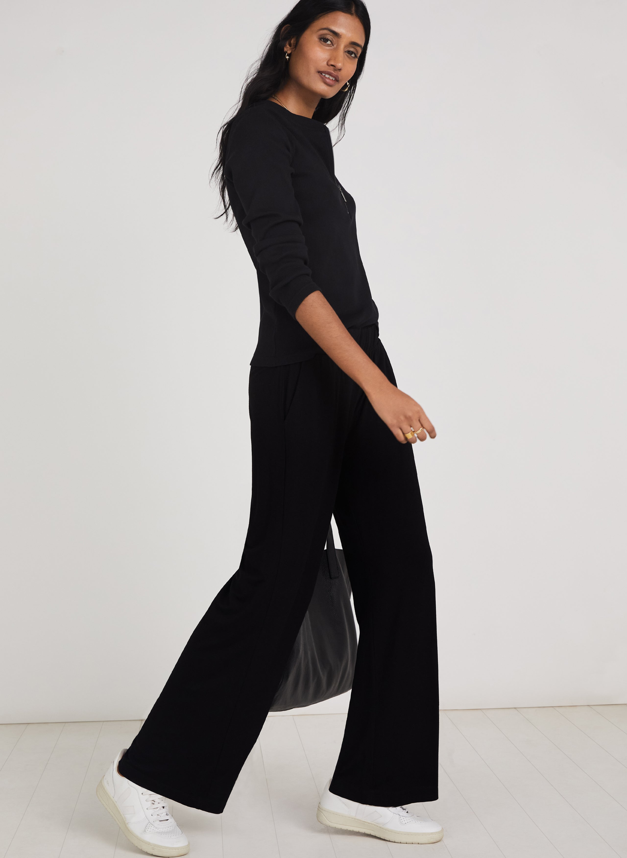 Palazzo Wide Leg Trousers with LENZING - Project Cece