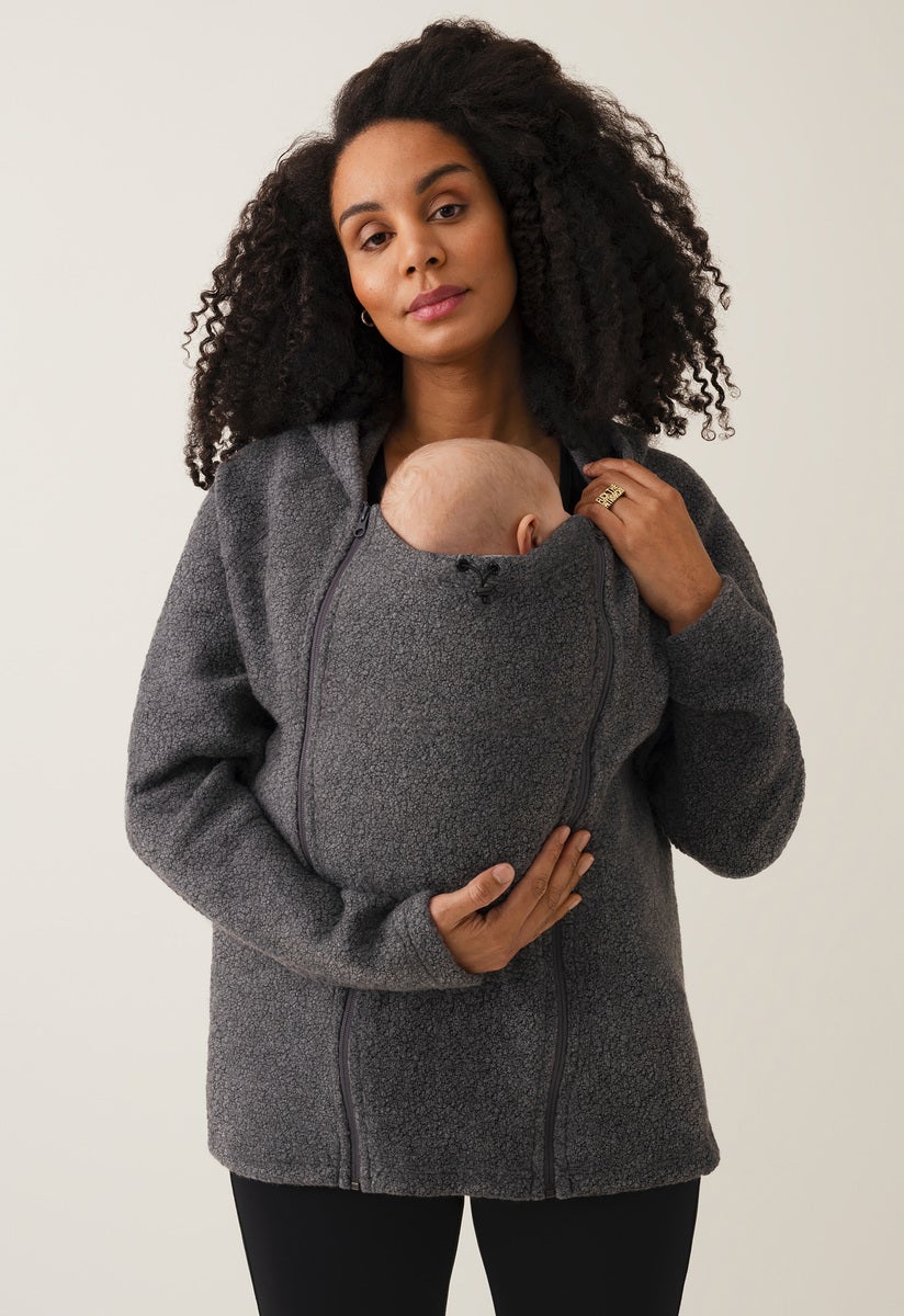 Project Cece Baby carrier hoodie Grey