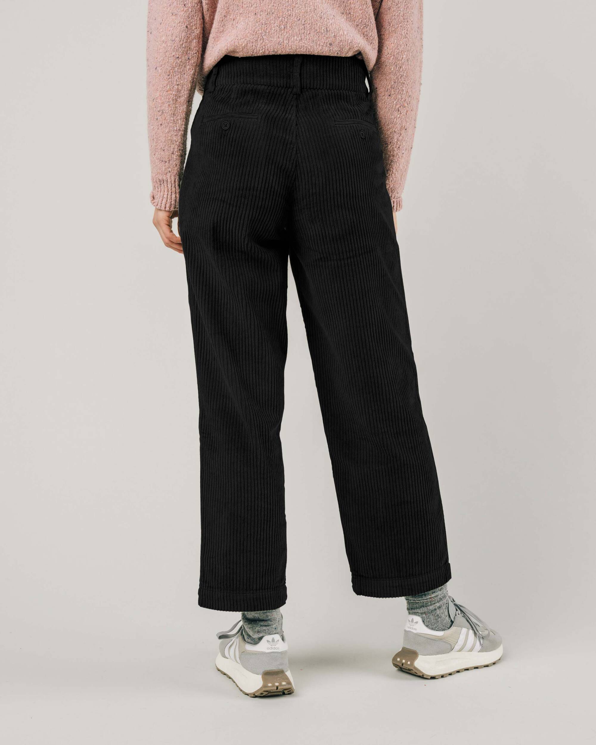 Billie Trousers: ORGANIC CORDUROY - Black – Lucy & Yak