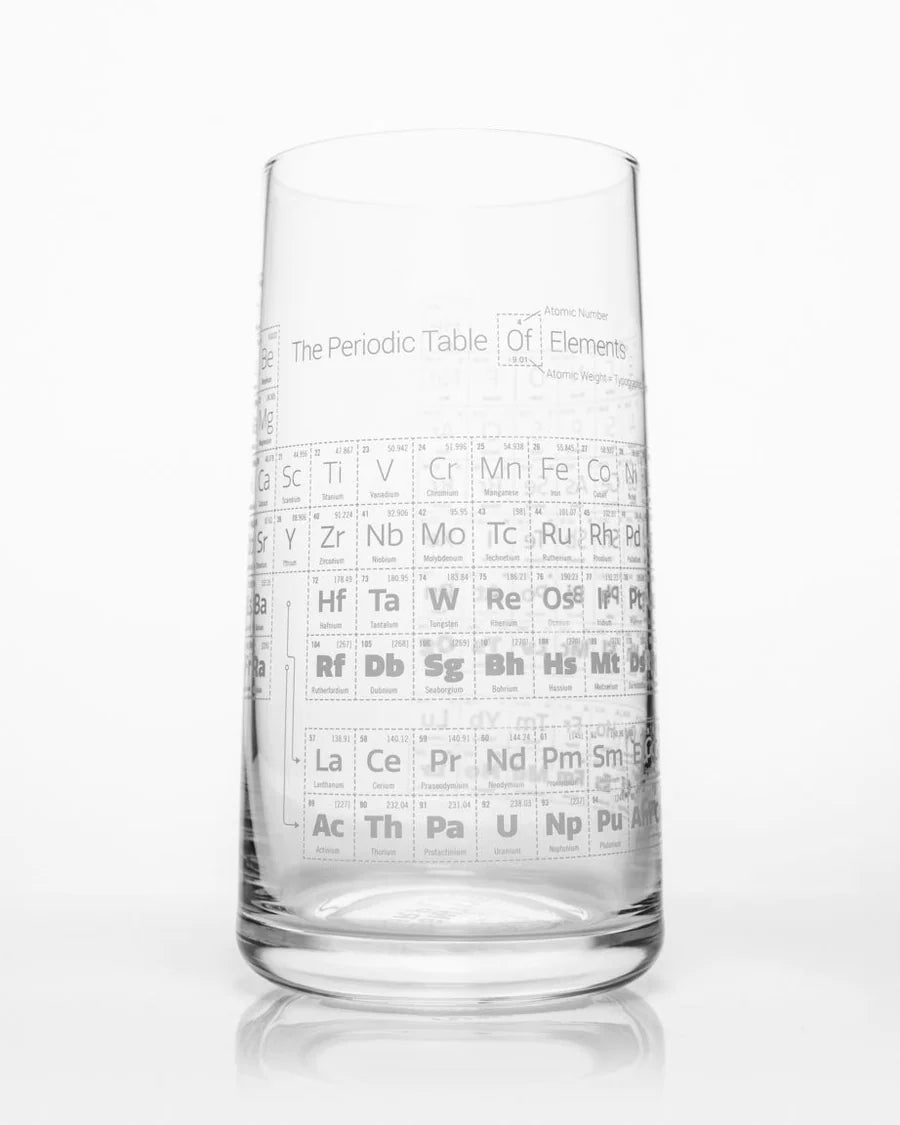 Periodic Table of Beer Can Glasses