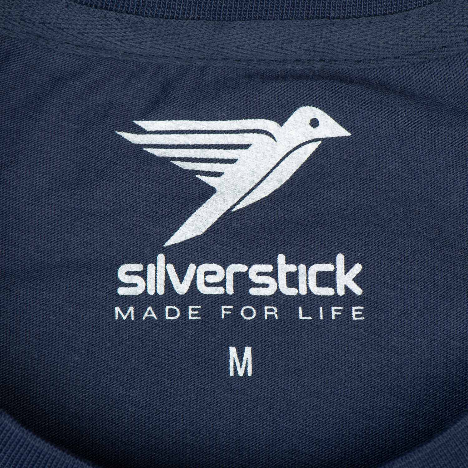 Silverstick Mens Organic Cotton T Shirt Adventure White