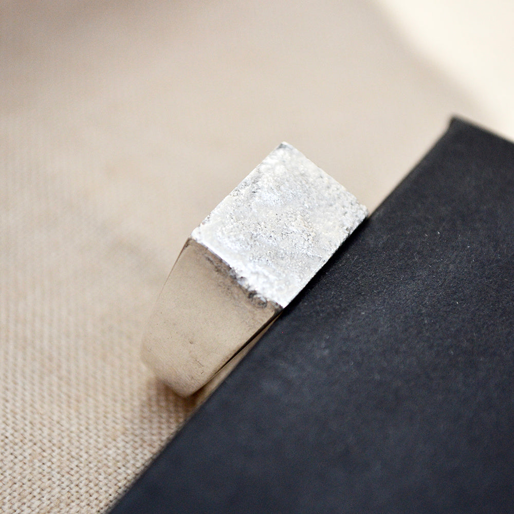 Project Cece | Heavy Signet ring - Silver